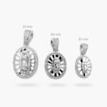 Medalla Virgen de Guadalupe Chapa de Rodio 388