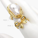 Anillo Ajustable Chapa de Oro 1237