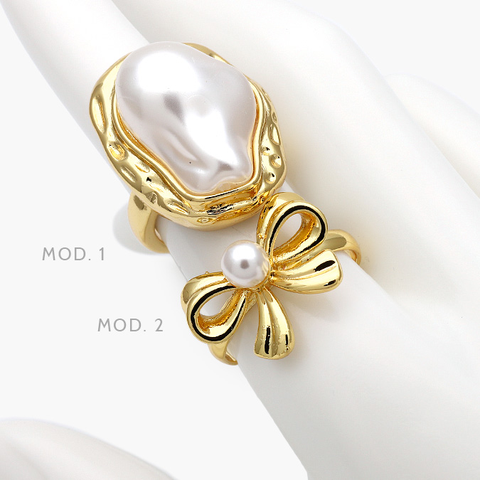 CTB1237 Anillo Ajustable Chapa de Oro 1237 - Image 1