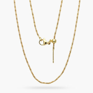 Cadena de Aguja Chapa de Oro 0129