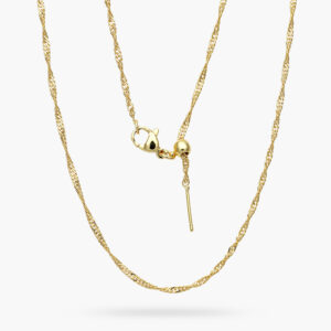 Cadena de Aguja Chapa de Oro 0132