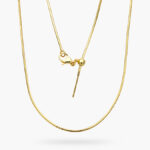 Cadena de Aguja Chapa de Oro 0134