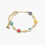 Pulso Ajustable Ojo Turco Chapa de Oro 237
