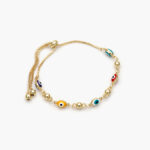 Pulso Ajustable Ojo Turco Chapa de Oro 241