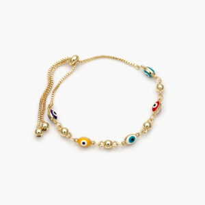 Pulso Ajustable Ojo Turco Chapa de Oro 241