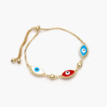 Pulso Ajustable Ojo Turco Chapa de Oro 243