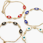 Pulso Ajustable Ojo Turco Chapa de Oro 244
