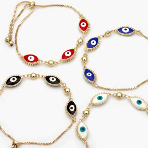 Pulso Ajustable Ojo Turco Chapa de Oro 244