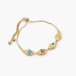 Pulso Ajustable Mano de Fatima Chapa de Oro 245