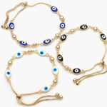 Pulso Ajustable Ojo Turco Chapa de Oro 248