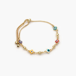 Pulso Ajustable Ojo Turco Chapa de Oro 249