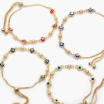 Pulso Ajustable Ojo Turco Chapa de Oro 250