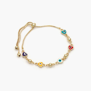 Pulso Ajustable Ojo Turco Chapa de Oro 251