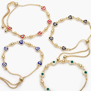 Pulso Ajustable Ojo Turco Chapa de Oro 252