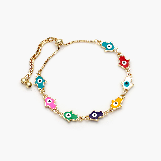 CTP0253 Pulso Ajustable Ojo Turco Chapa de Oro 253 - Image 1