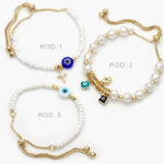 Pulso Ajustable Ojo Turco Chapa de Oro 259