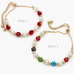 Pulso Ojo Turco Chapa de Oro 260