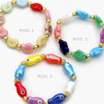 Pulso Figuras Mar Chapa de Oro 270