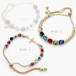 Pulso Ajustable Ojo Turco Chapa de Oro 264