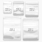 Bolsas Transparentes para Joyería PVC Ziploc Sin Logo