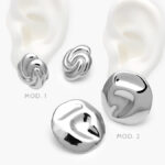 Aretes Chapa de Rodio 650