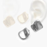 Aretes Chunky Chapa de Oro 651