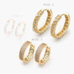 Arracadas Chapa de Oro 907