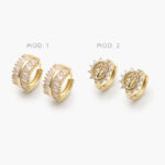 Arracadas Chapa de Oro 912