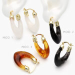 Arracadas Chunky Chapa de Oro 922