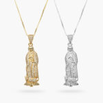 Collar Virgen Guadalupe Chapa de Oro 498