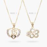 Collar Quinciañera Chapa de Oro 508