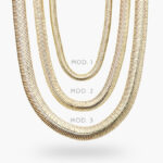 Collar Liso Chapa de Oro 509