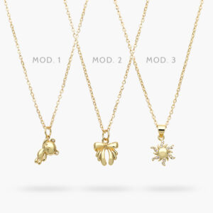 Collar Figuras Chapa de Oro 516