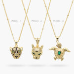 Collar Animales Chapa de Oro 526