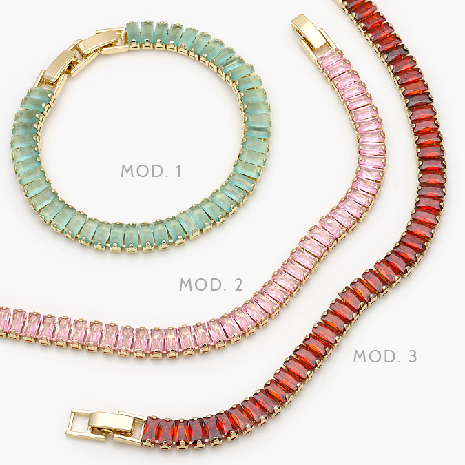 CP0636 Pulso Tenis Chapa de Oro 636 - Image 1