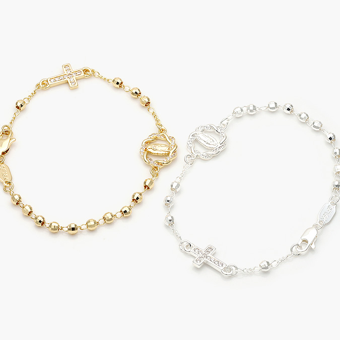 CPR0305 Misterio Virgen de Guadalupe Chapa de Oro 305 - Image 1