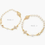 Misterio Virgen Guadalupe Perlas Chapa de Oro 306