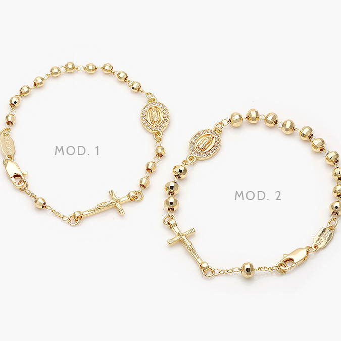 CPR0307 Misterio Virgen de Guadalupe Chapa de Oro 307 - Image 1