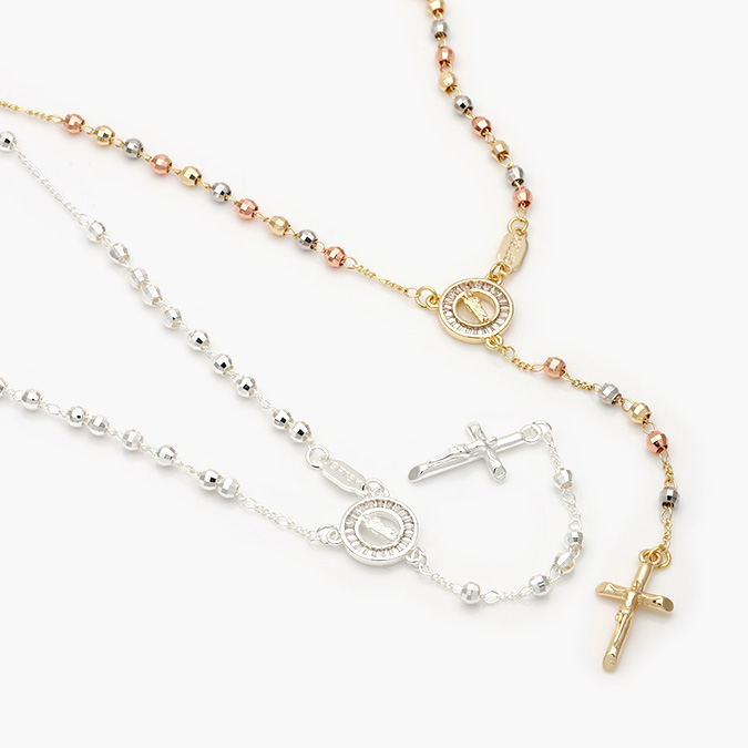 CR0105 Rosario San Judas Tadeo Chapa de Oro 105 - Image 1