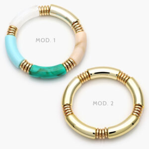 Brazalete Chunky Chapa de Oro 639