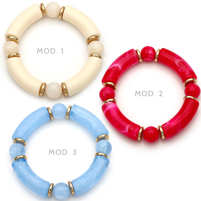 CTP0641 Brazalete Chunky Chapa de Oro 641 - Image 1