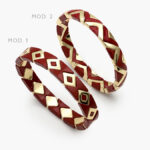 Brazalete Elástico Chapa de Oro 650