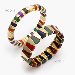 Brazalete Elástico Chapa de Oro 652