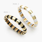 Brazalete Elástico Chapa de Oro 662