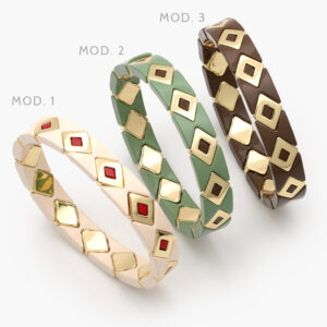 Brazalete Elástico Chapa de Oro 663