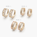 Arracadas Chapa de Oro Grupo 10