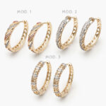 Arracadas Chapa de Oro Grupo 12