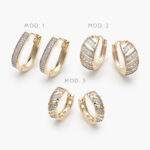 Arracadas Chapa de Oro Grupo 8