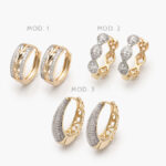 Aretes Chapa de Oro Grupo 9