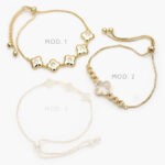 Pulso Micropavé Chapa de Oro 819